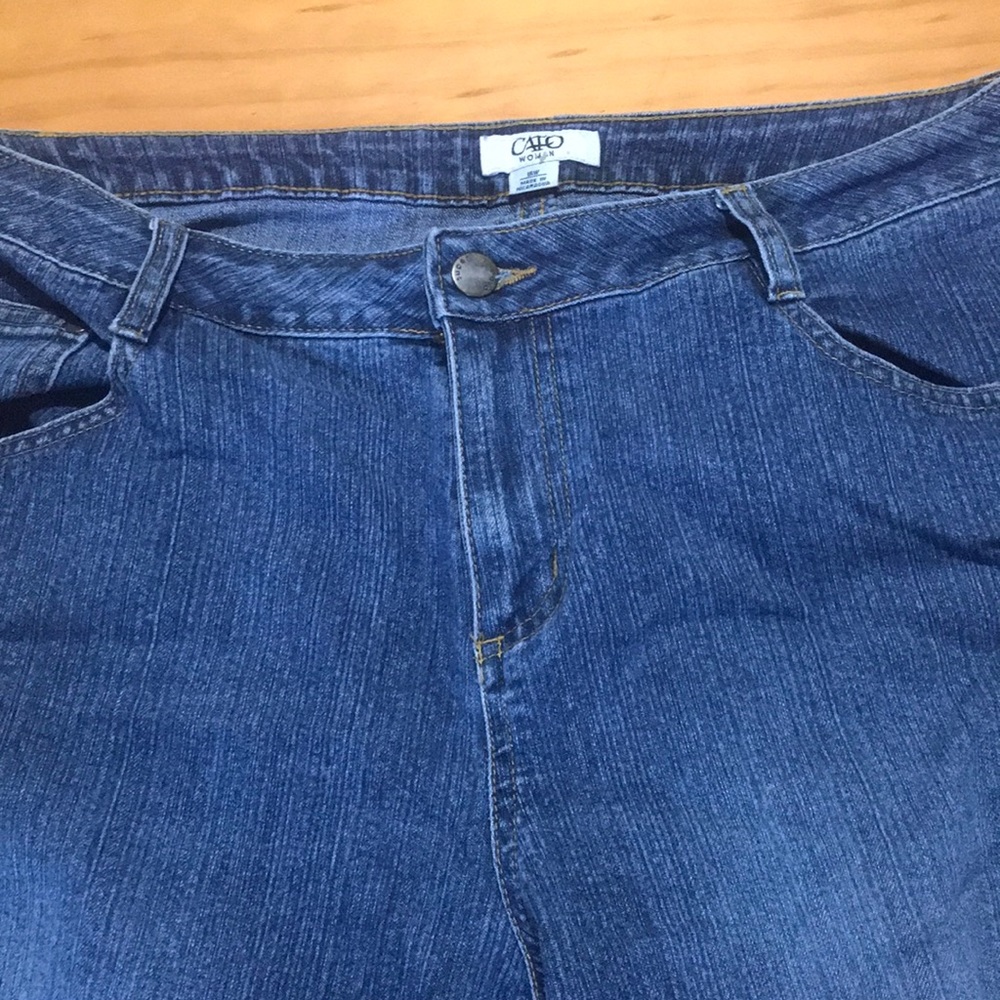 Women’s 16W Cato blue jeans